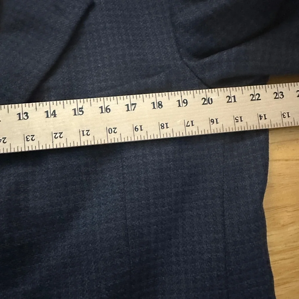 Emanuel Ungaro Men's Blue‎ 100% Wool Houndstooth Blazer Suit Jacket Size 42L